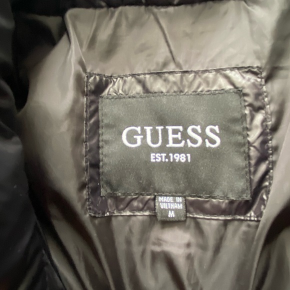 Mens Guess Puffer Jacket Size M - Picture 4 of 5